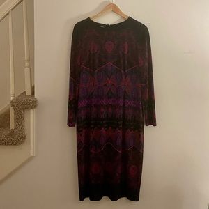 Maggy L Long-sleeve Multi-Color Dress